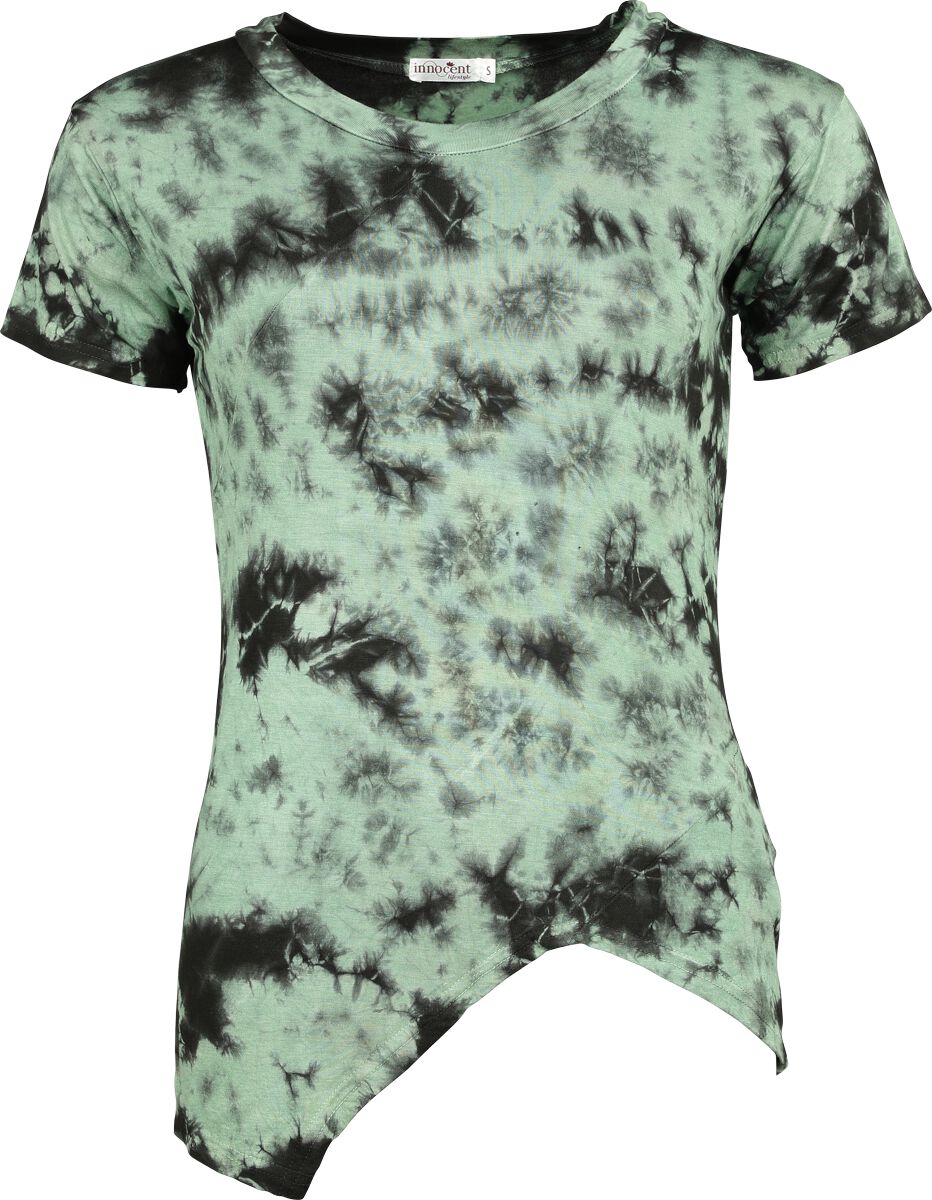 Innocent T-Shirt - Haisley Top - XS bis 4XL - für Damen - Größe L - grün/schwarz