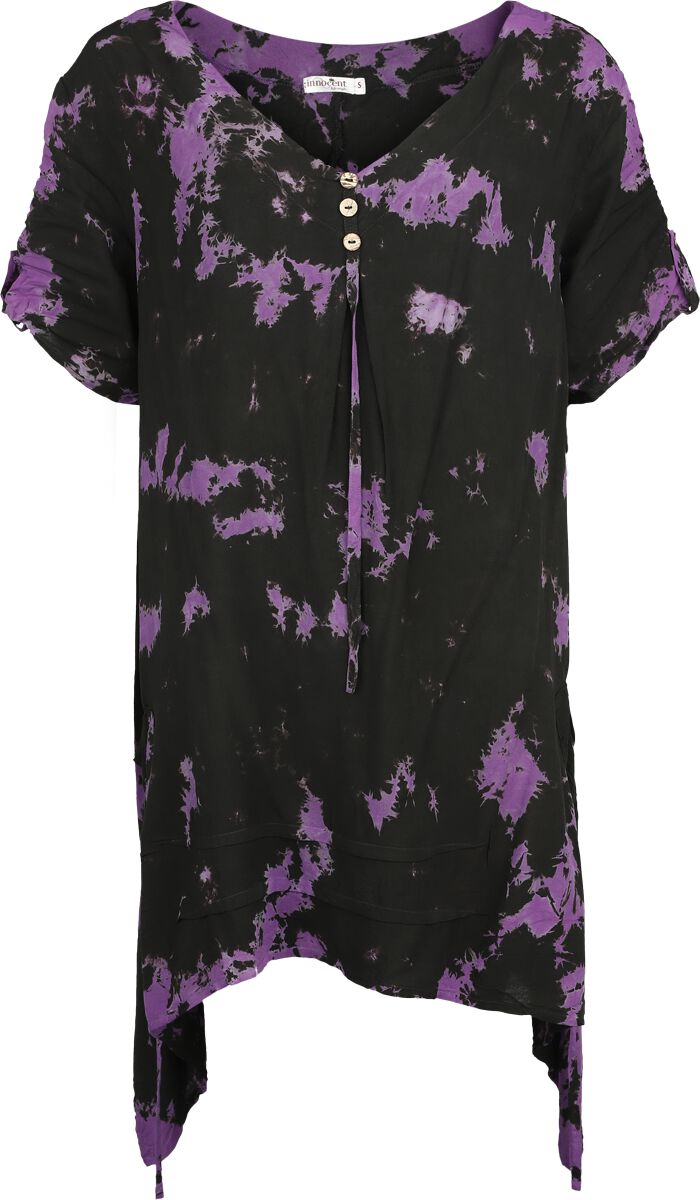 Innocent T-Shirt - Jacinta Top - XS bis 3XL - für Damen - Größe XL - lila/schwarz