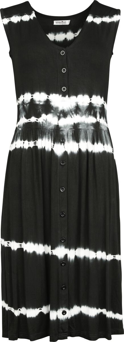 Innocent Kurzes Kleid - Ione Dress - XS bis 4XL - für Damen - Größe XXL - schwarz/weiß