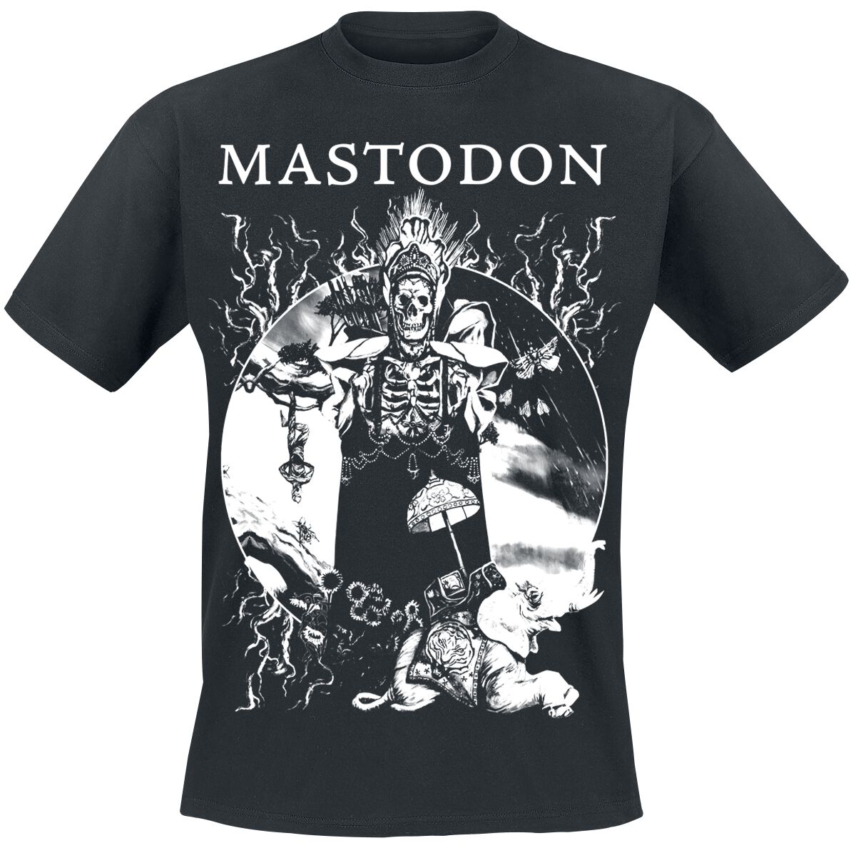 Levně Mastodon Splendor Jumbo Tričko černá