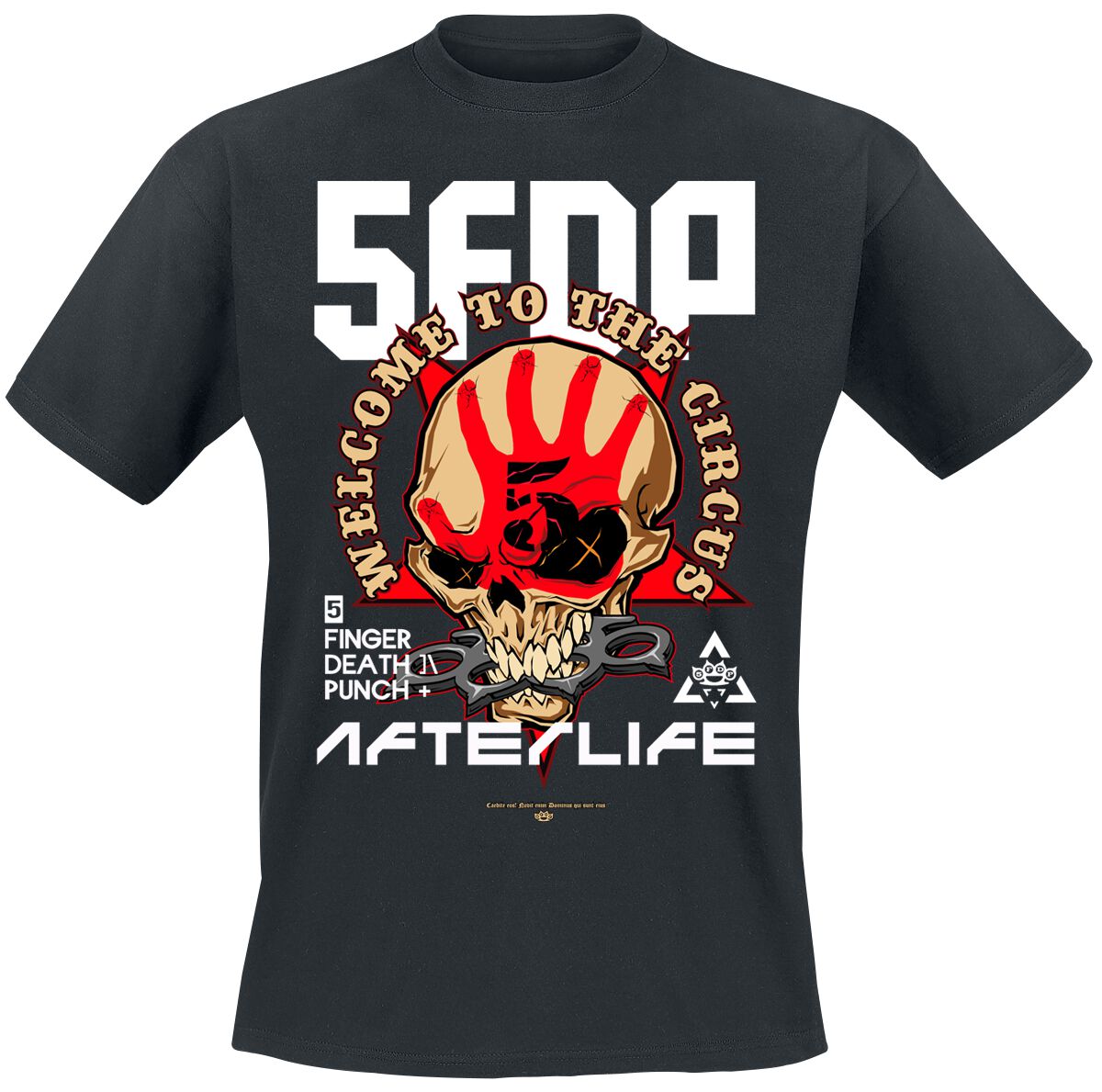 Five Finger Death Punch T-Shirt - Retro Welcome To The Circus - S bis M - für Männer - Größe M - schwarz  - Lizenziertes Merchandise!