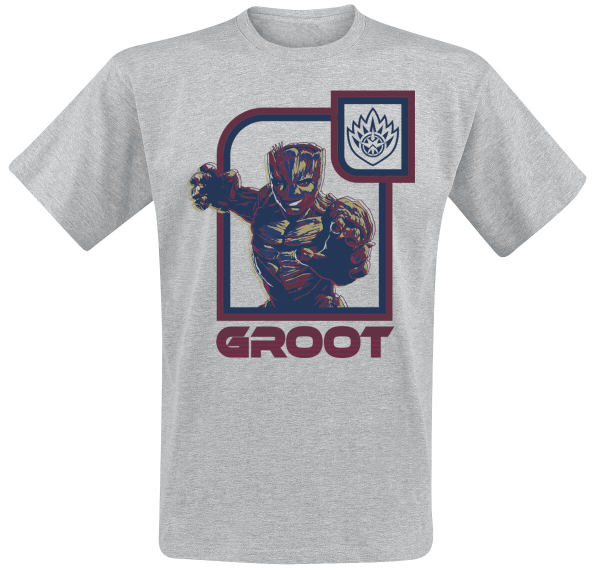Image of T-Shirt di Guardiani della Galassia - Vol. 3 - Groot - S a XXL - Uomo - grigio