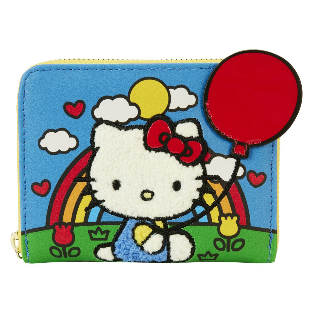 Levně Hello Kitty Loungefly - Chenille Zip Around (50th Anniversary) Peněženka vícebarevný