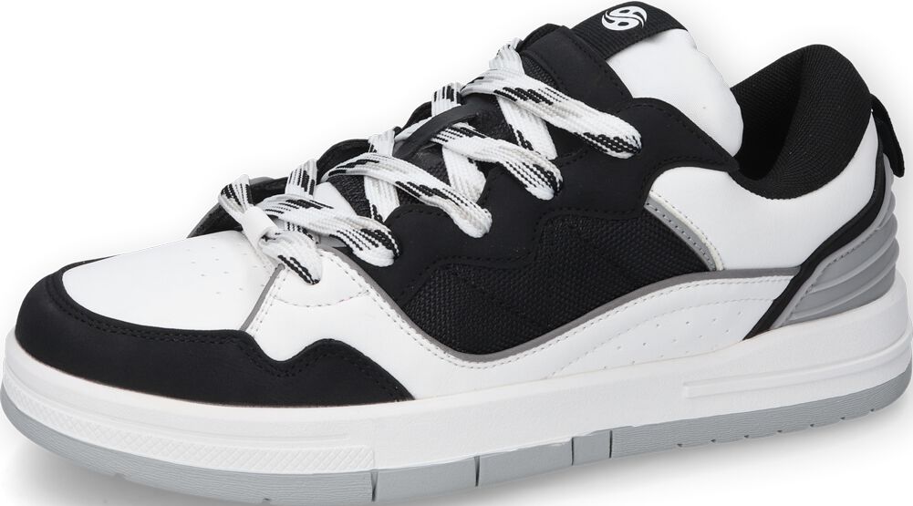 Dockers by Gerli Sneaker - Sneaker Low - EU41 bis EU47 - für Männer - Größe EU45 - schwarz/weiß
