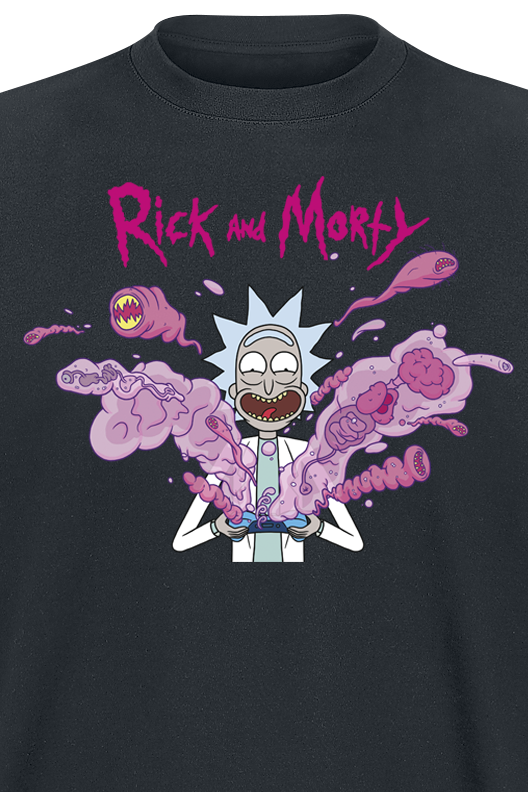 Rick And Morty T-Shirt - Rick - Explosion - S bis XXL - für Männer - Größe XXL - schwarz  - EMP exklusives Merchandise!