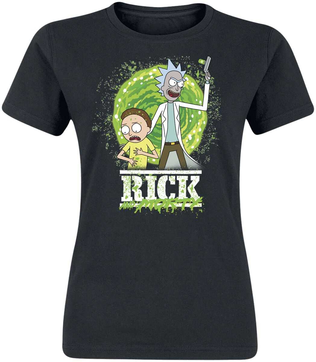 Rick And Morty T-Shirt - Season 6 - S bis XXL - für Damen - Größe XL - schwarz  - EMP exklusives Merchandise!