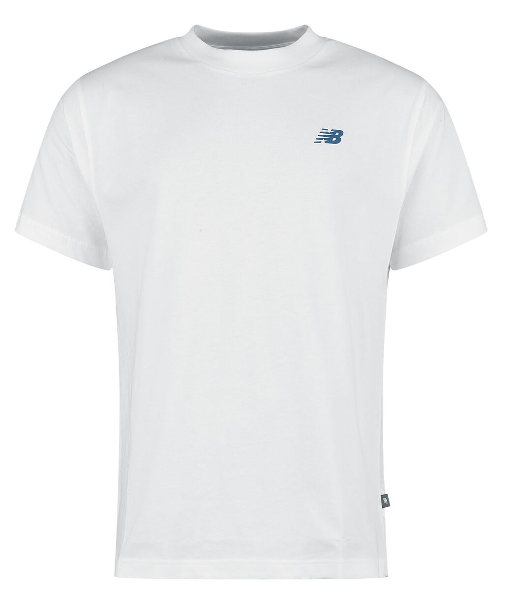 New Balance T-Shirt - Runners Tee - S bis XXL - für Männer - Größe L - weiß