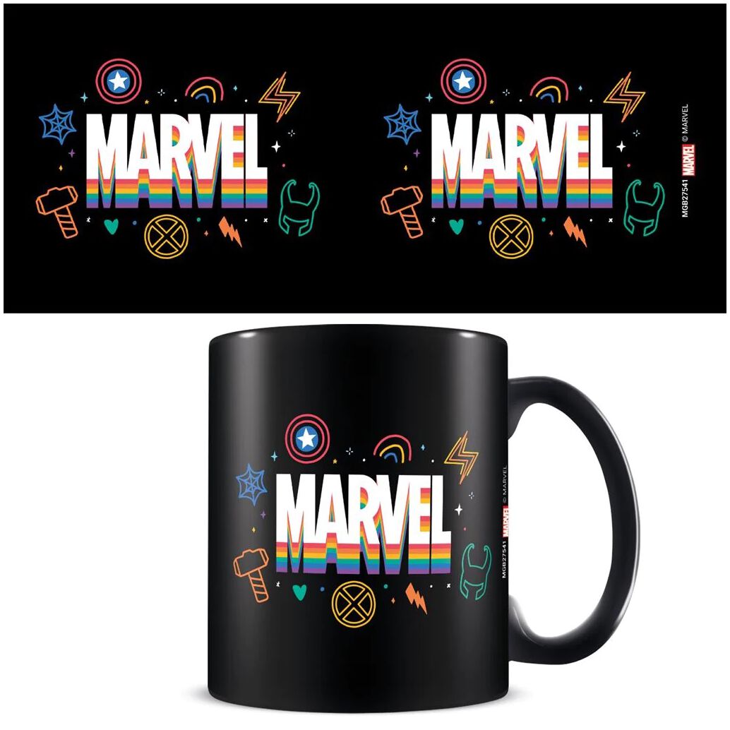 Marvel Logo - Pride Tasse schwarz