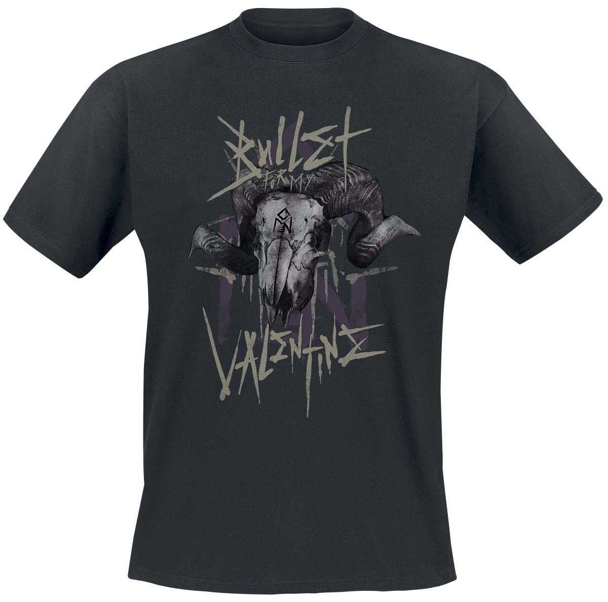 Bullet For My Valentine Goat Skull T-Shirt schwarz in S