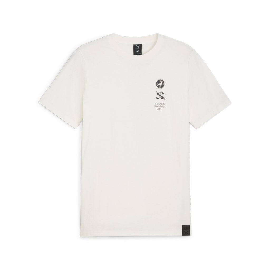 Puma T-Shirt - PUMA x STAPLE Graphic Tee - S bis XXL - für Männer - Größe S - weiß
