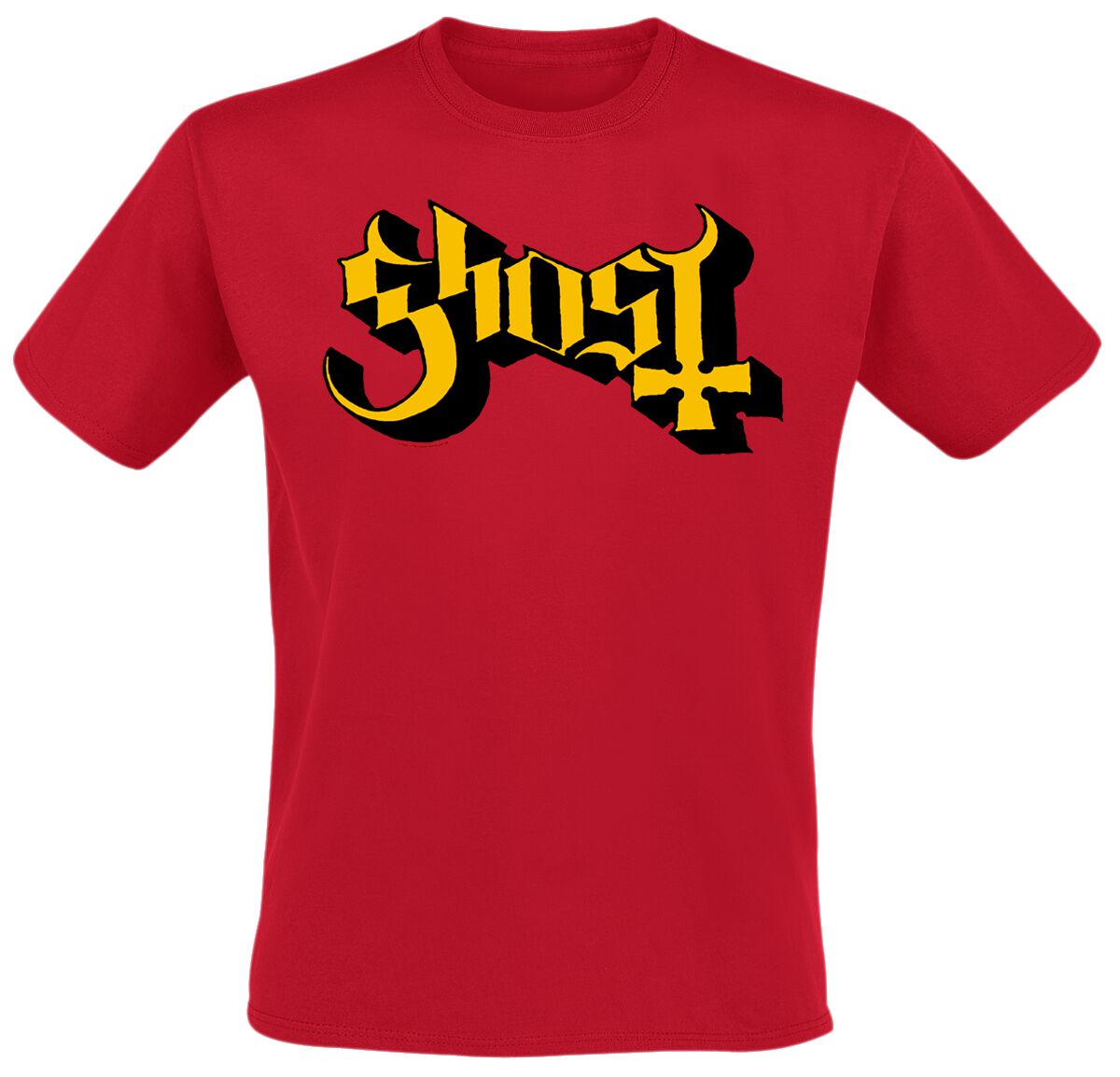 Levně Ghost Yellow Logo Tričko červená