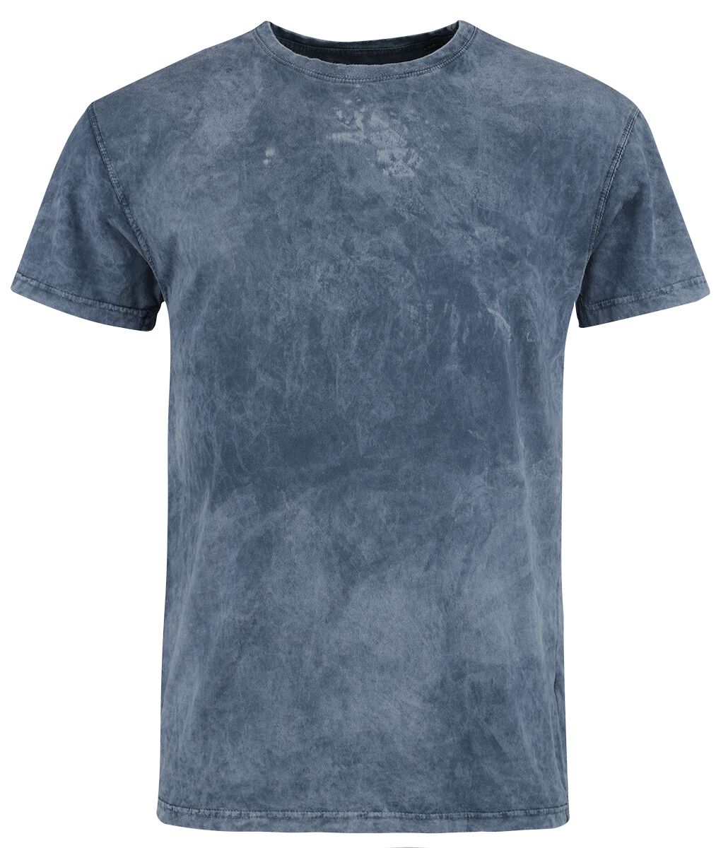 Levně Black Premium by EMP Batikové tričko Tričko šedá