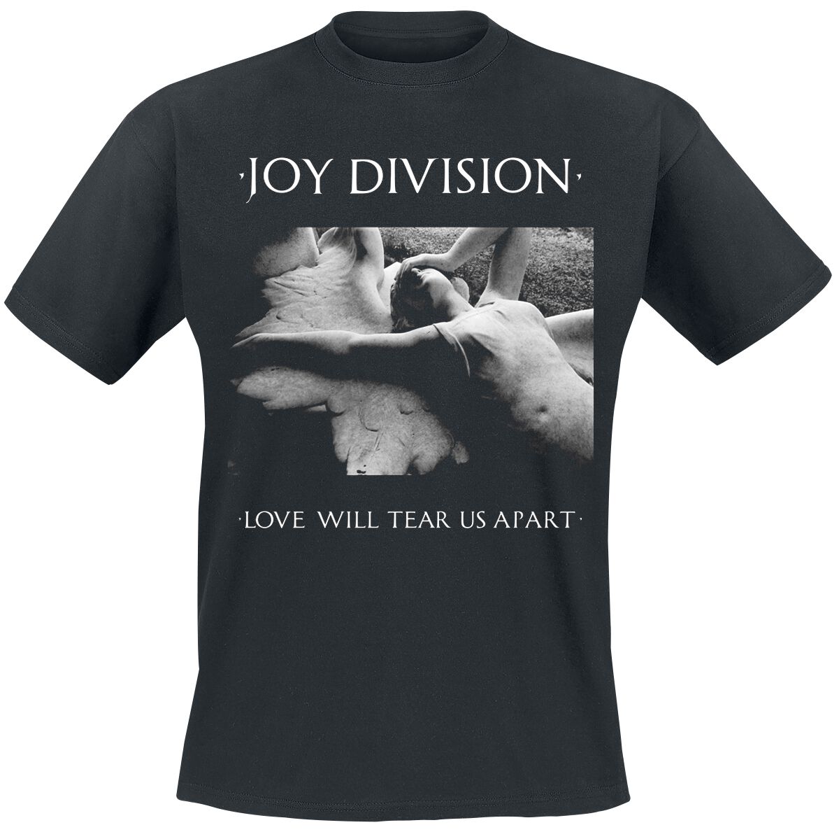 Levně Joy Division Love Will Tear Us Apart Tričko černá