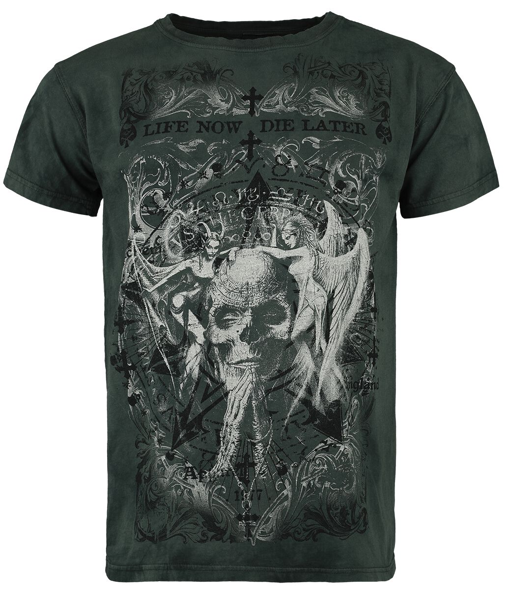 Alchemy England - Gothic T-Shirt - Miserere Mei - S bis 4XL - für Männer - Größe XXL - dunkelgrün