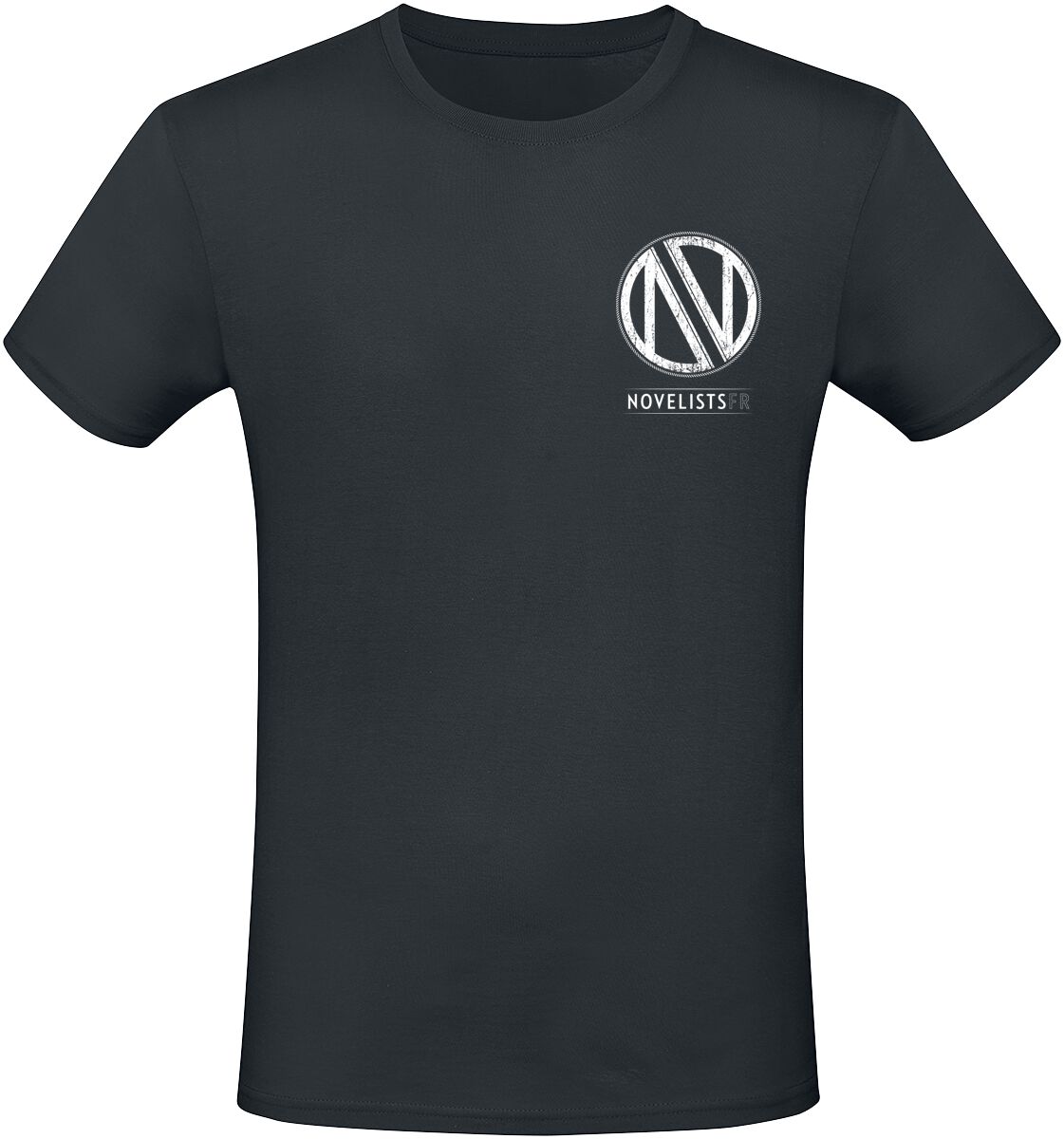 Novelists Logo T-Shirt schwarz in XXL
