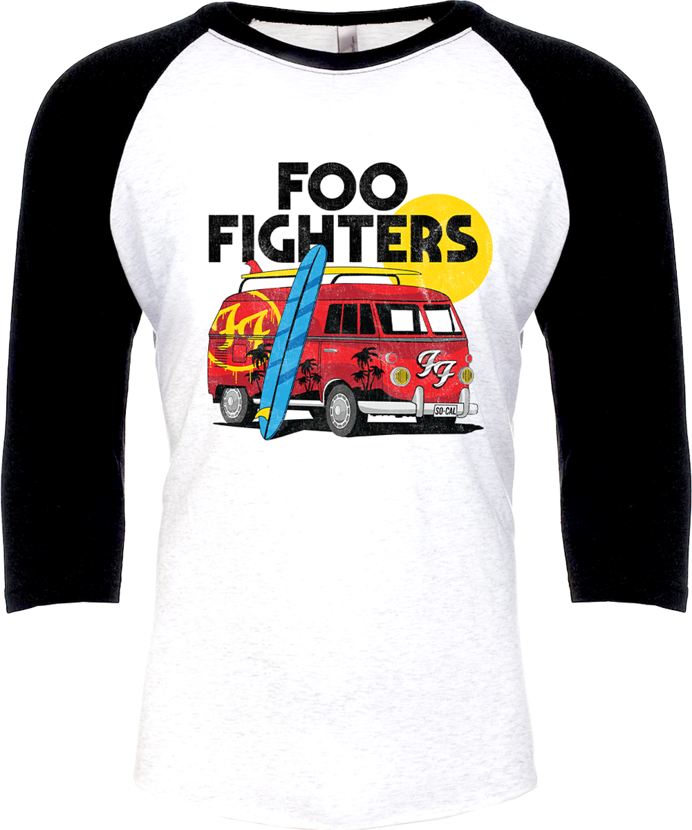 Foo Fighters - Van - Langarmshirt - weiß| schwarz