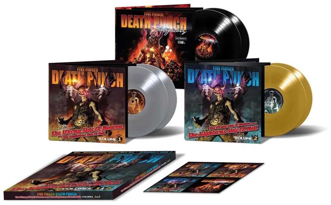 Levně Five Finger Death Punch Wrong Side Of Heaven V1 / V2 6-LP BOX barevný