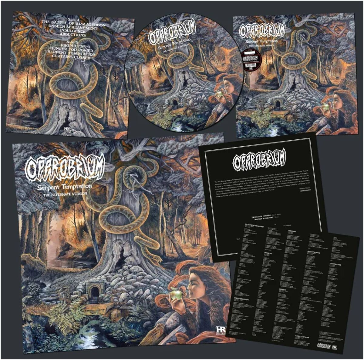 Serpent temptation - The Alternate Version 1996 von Opprobrium - LP (Limited Edition, Picture, Re-Release, Standard)