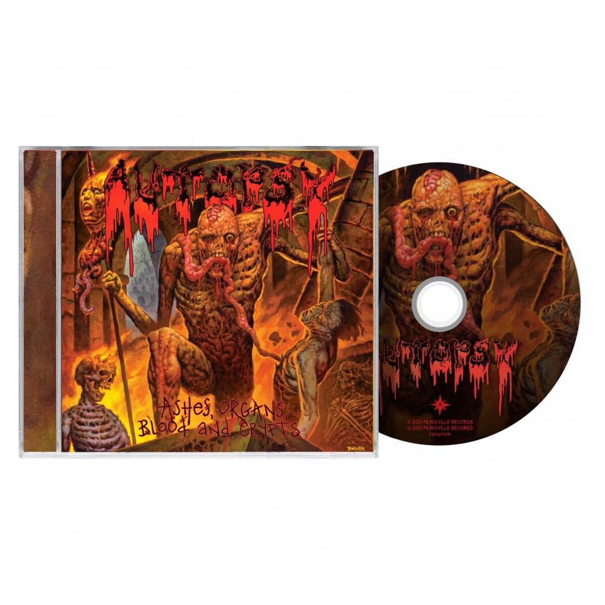 Image of CD di Autopsy - Ashes, organs, blood and crypts - Unisex - standard