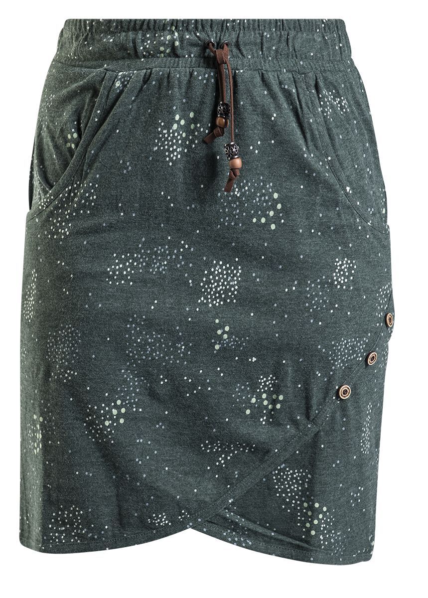 Alife and Kickin Kurzer Rock - LucyAK B Short Skirt - XS bis XL - für Damen - Größe S - grün