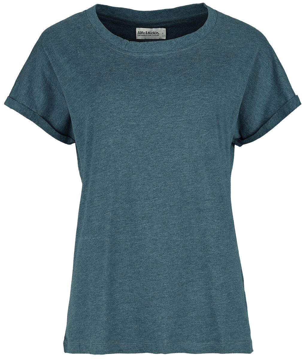 Alife and Kickin T-Shirt - MalaikaAK A Shirt - XS bis XL - für Damen - Größe XS - blau