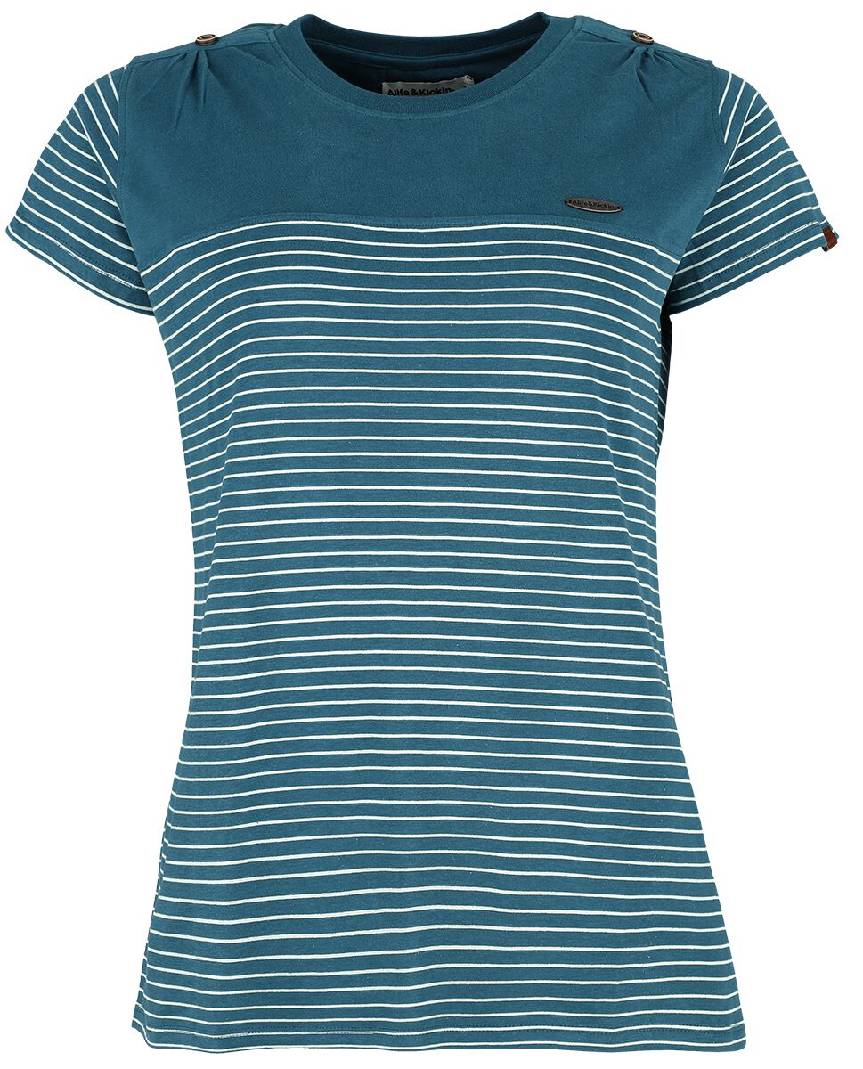 Alife and Kickin T-Shirt - LioAK Z Shirt - XS bis XL - für Damen - Größe S - blau