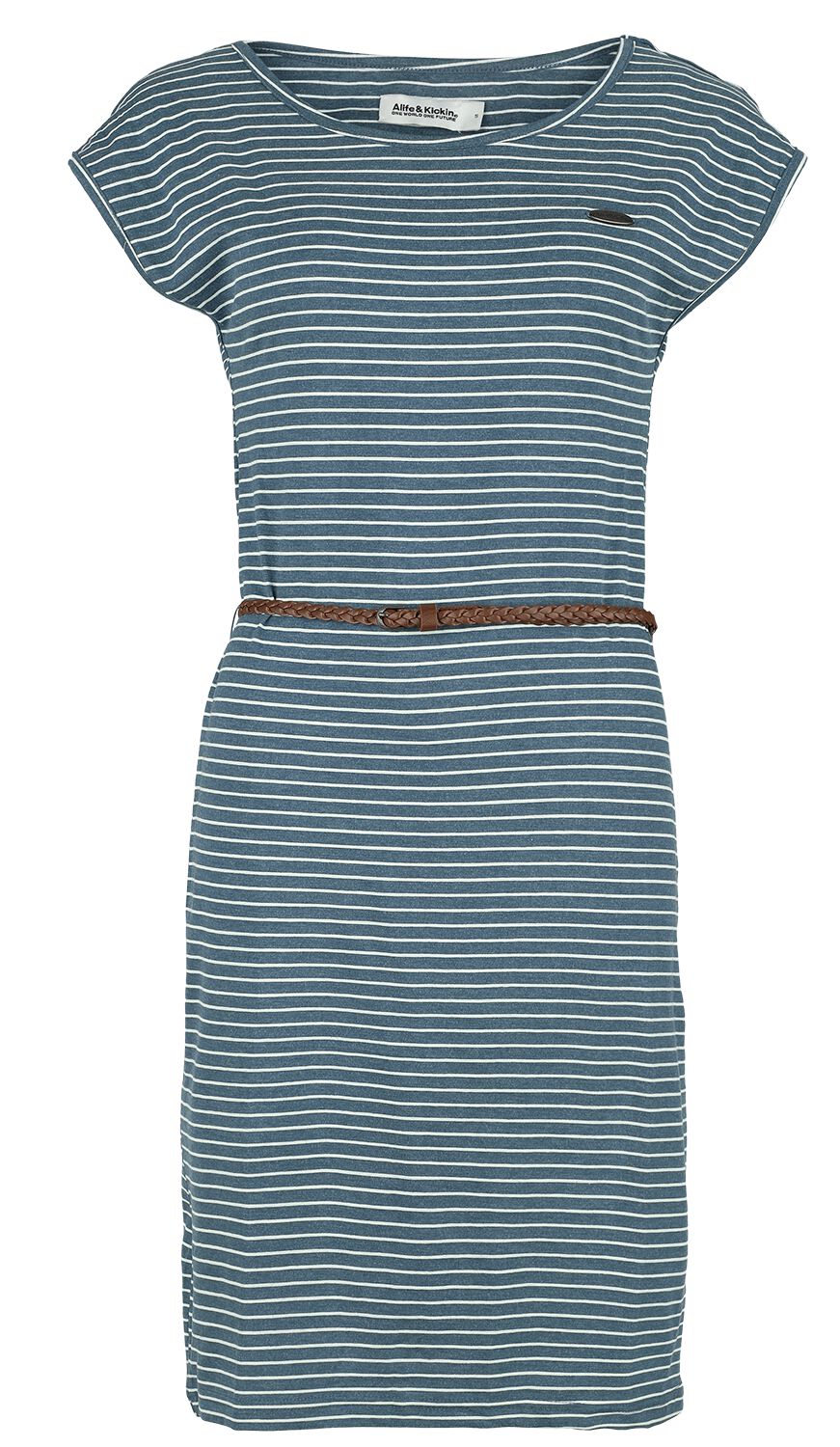 Alife and Kickin - ElliAK Z Shirt Dress - Kurzes Kleid - blau