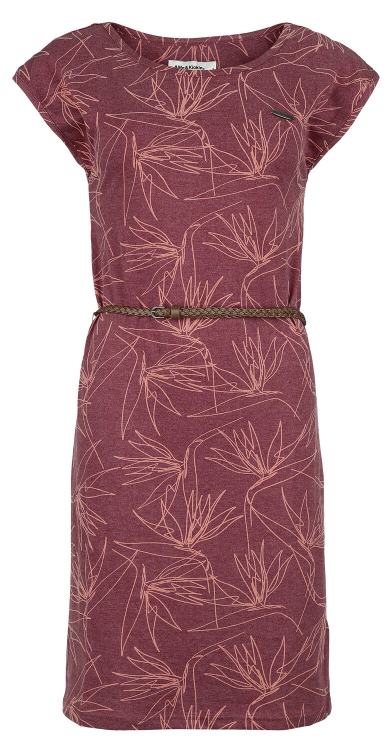 Image of Miniabito di Alife and Kickin - ElliAK B Shirt Dress - XS a XL - Donna - rosso