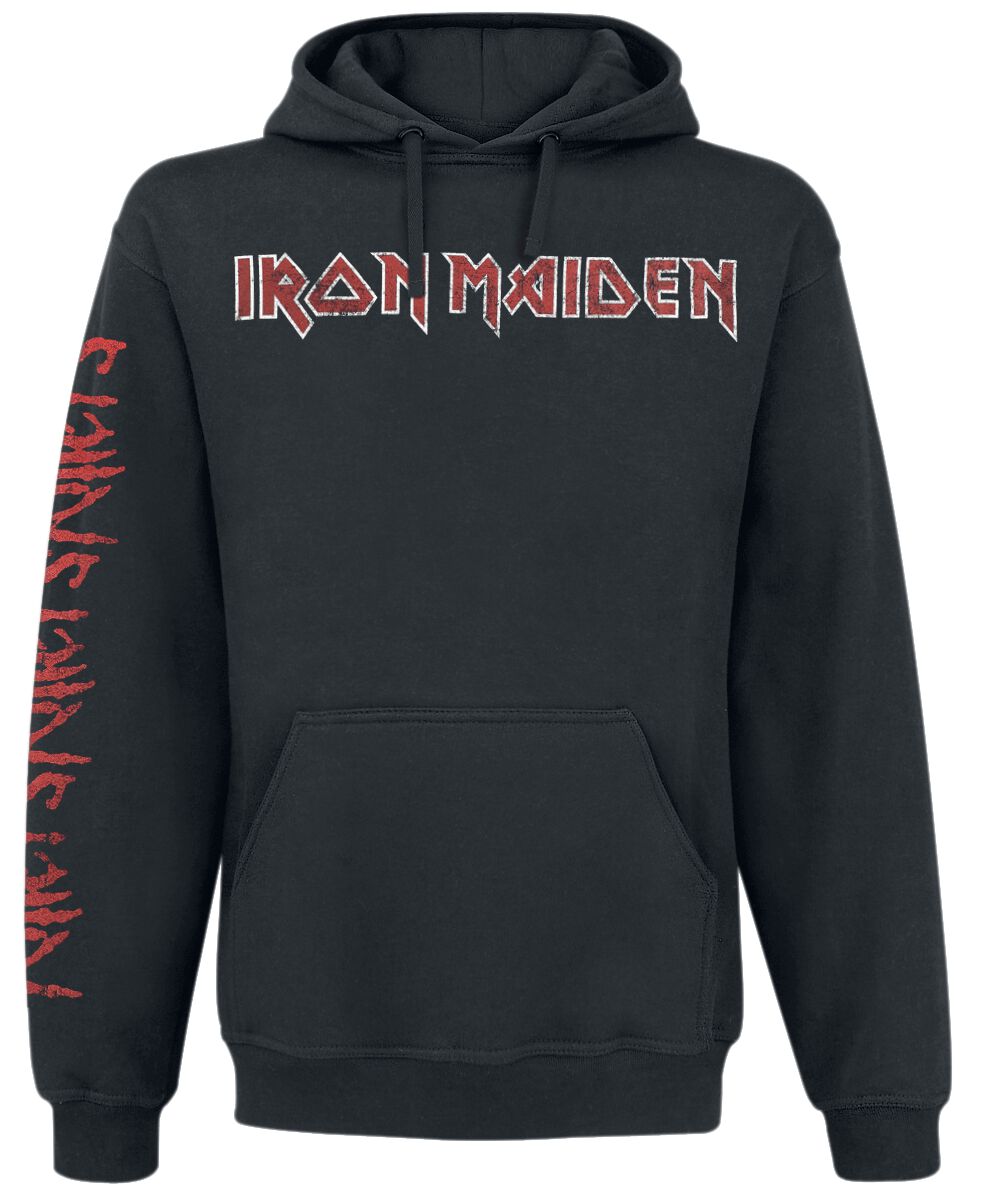 Iron Maiden Kapuzenpullover - Killers Storm - S bis XXL - für Männer - Größe M - schwarz  - Lizenziertes Merchandise!