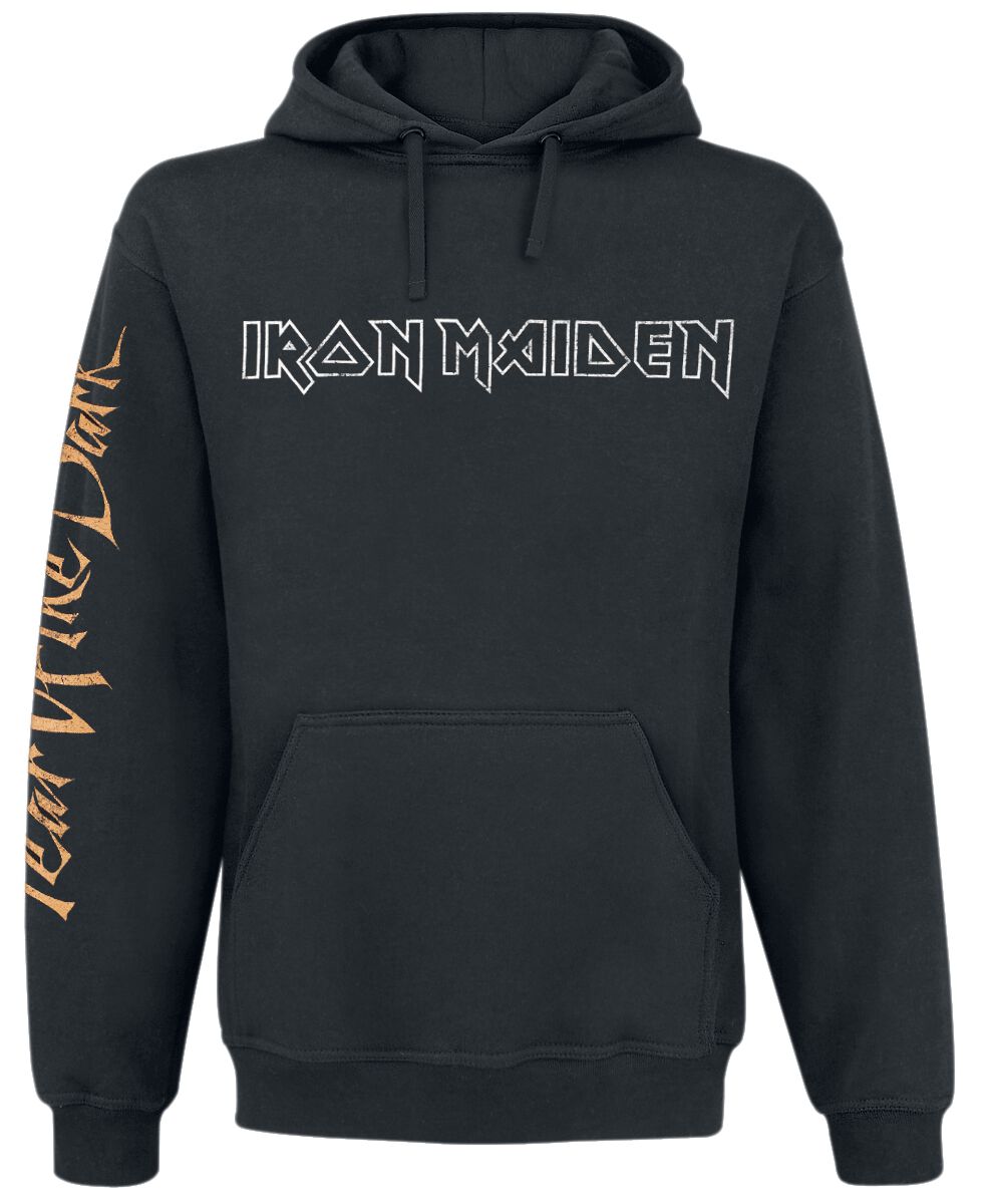 Iron Maiden Kapuzenpullover - Fear Of The Dark - S bis XXL - für Männer - Größe M - schwarz  - Lizenziertes Merchandise!