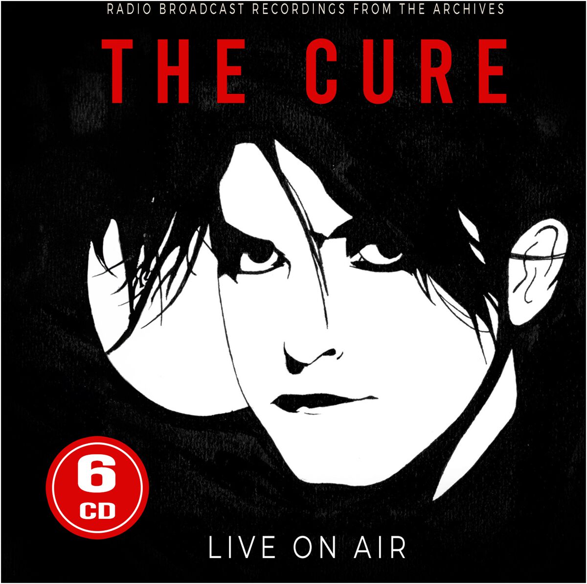 Levně The Cure Live on air 6-CD standard