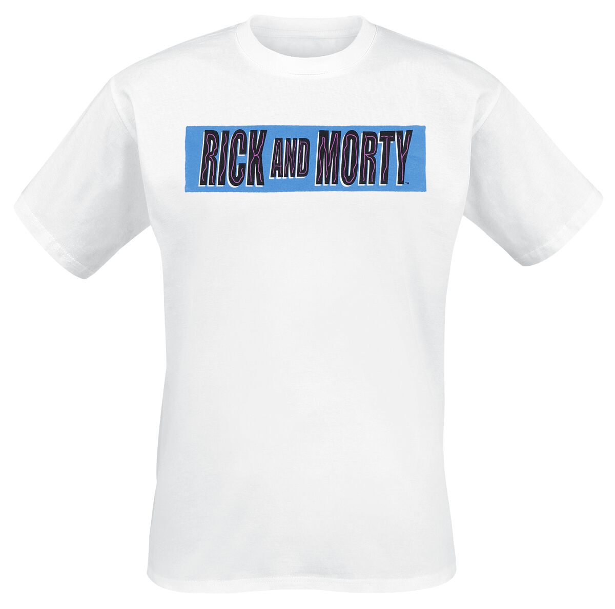 Rick And Morty - Disney T-Shirt - Wubba Wubba Dub Dub - S bis XXL - für Männer - Größe XXL - weiß  - Lizenzierter Fanartikel