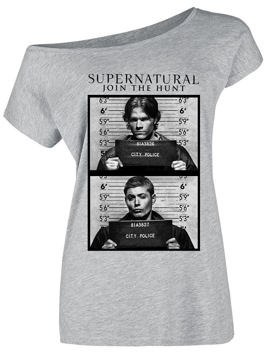 Levně Supernatural Prison Dámské tričko šedá