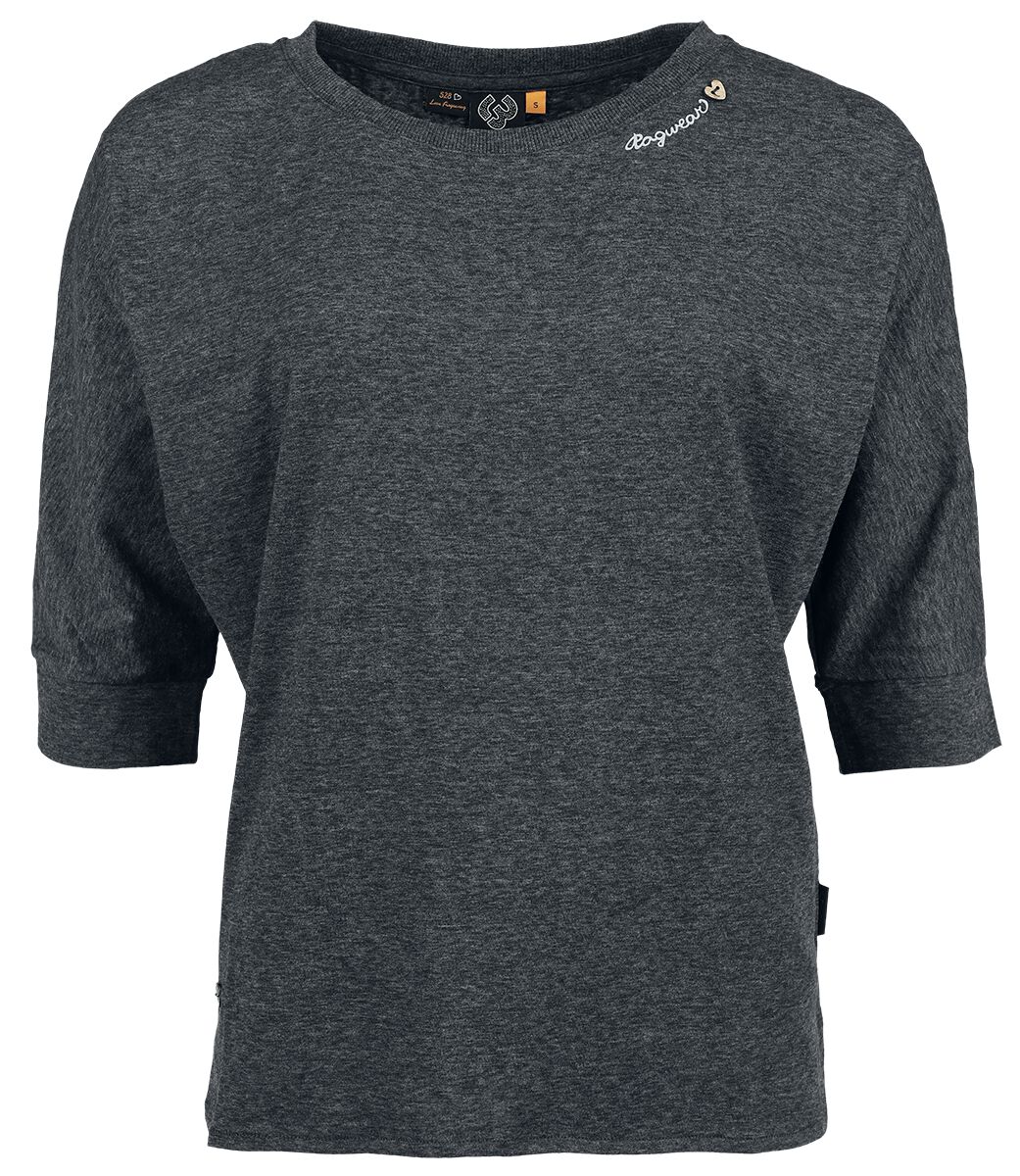 Ragwear Langarmshirt - Shimona Core - XS bis XL - für Damen - Größe M - grau