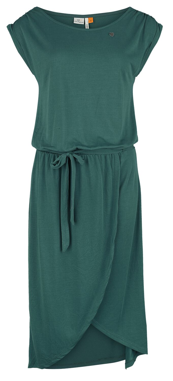 Ragwear Kleid knielang - ETHANY - XS bis XL - für Damen - Größe XL - grün