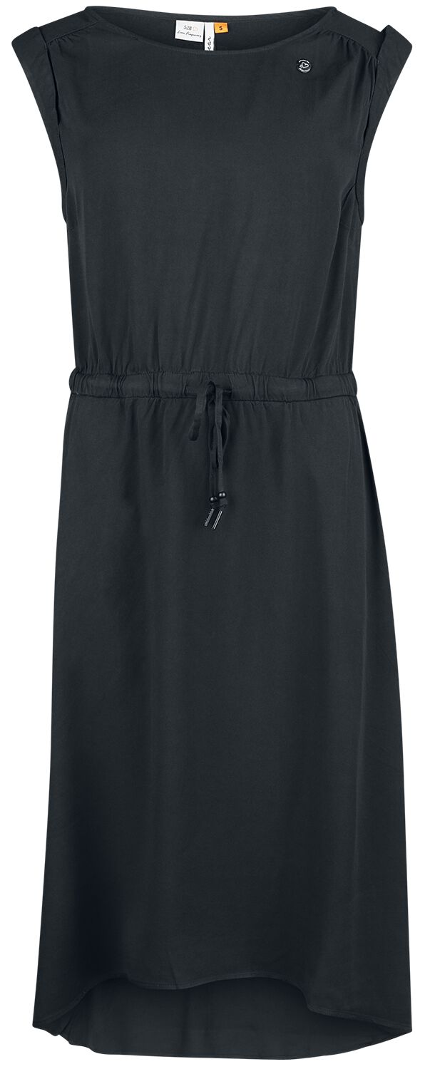 Ragwear Kleid knielang - Sirocco - XS bis XL - für Damen - Größe XS - schwarz