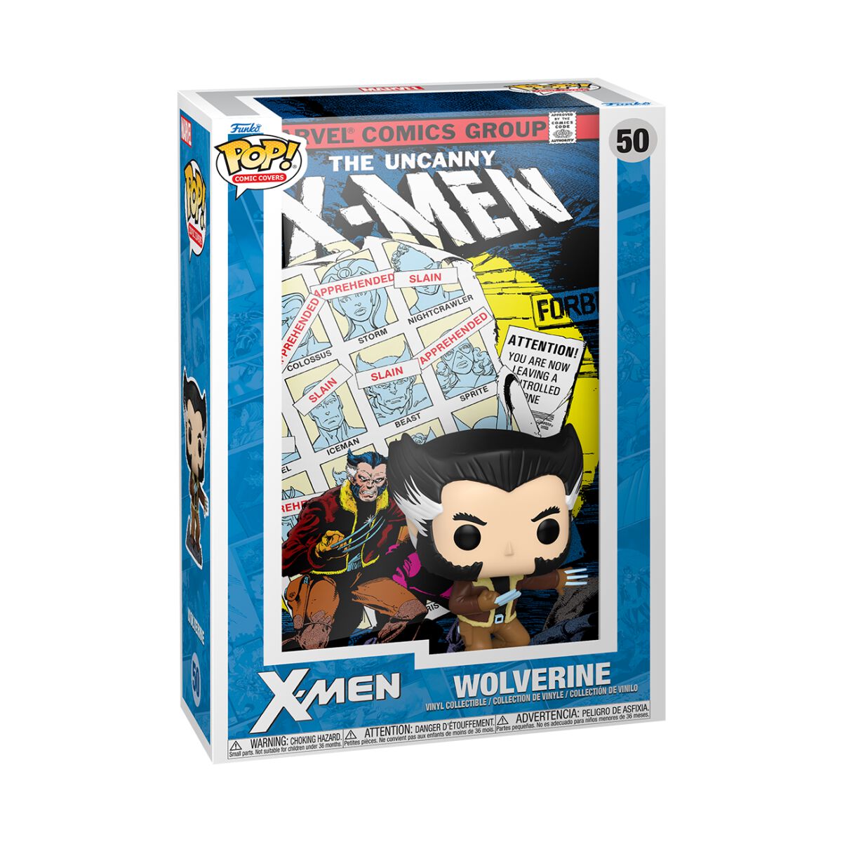 Levně X-Men Vinylová figurka č.50 Wolverine (Pop! Comic Covers) Sberatelská postava vícebarevný