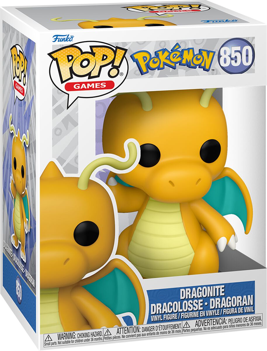 Levně Pokémon Vinylová figurka č.850 Dragonite - Dracolosse - Dragoran Sberatelská postava vícebarevný