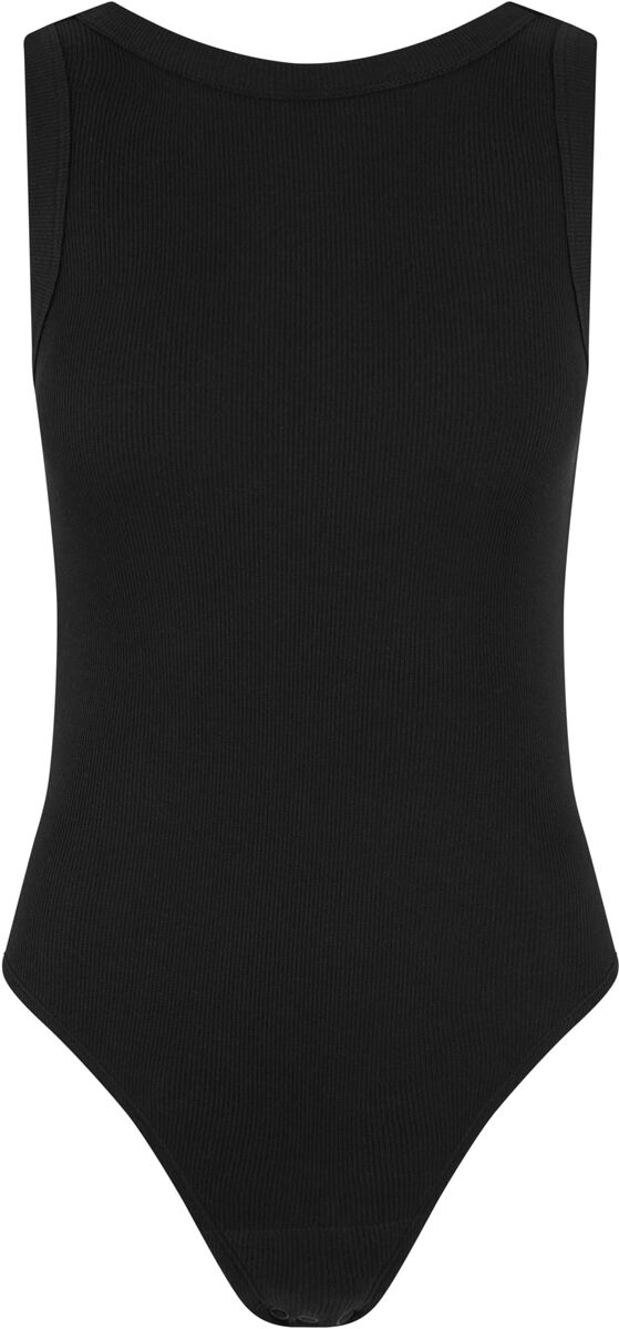 Image of Body di Urban Classics - Ladies Ribbed Tank Bodysuit - XS a XL - Donna - nero