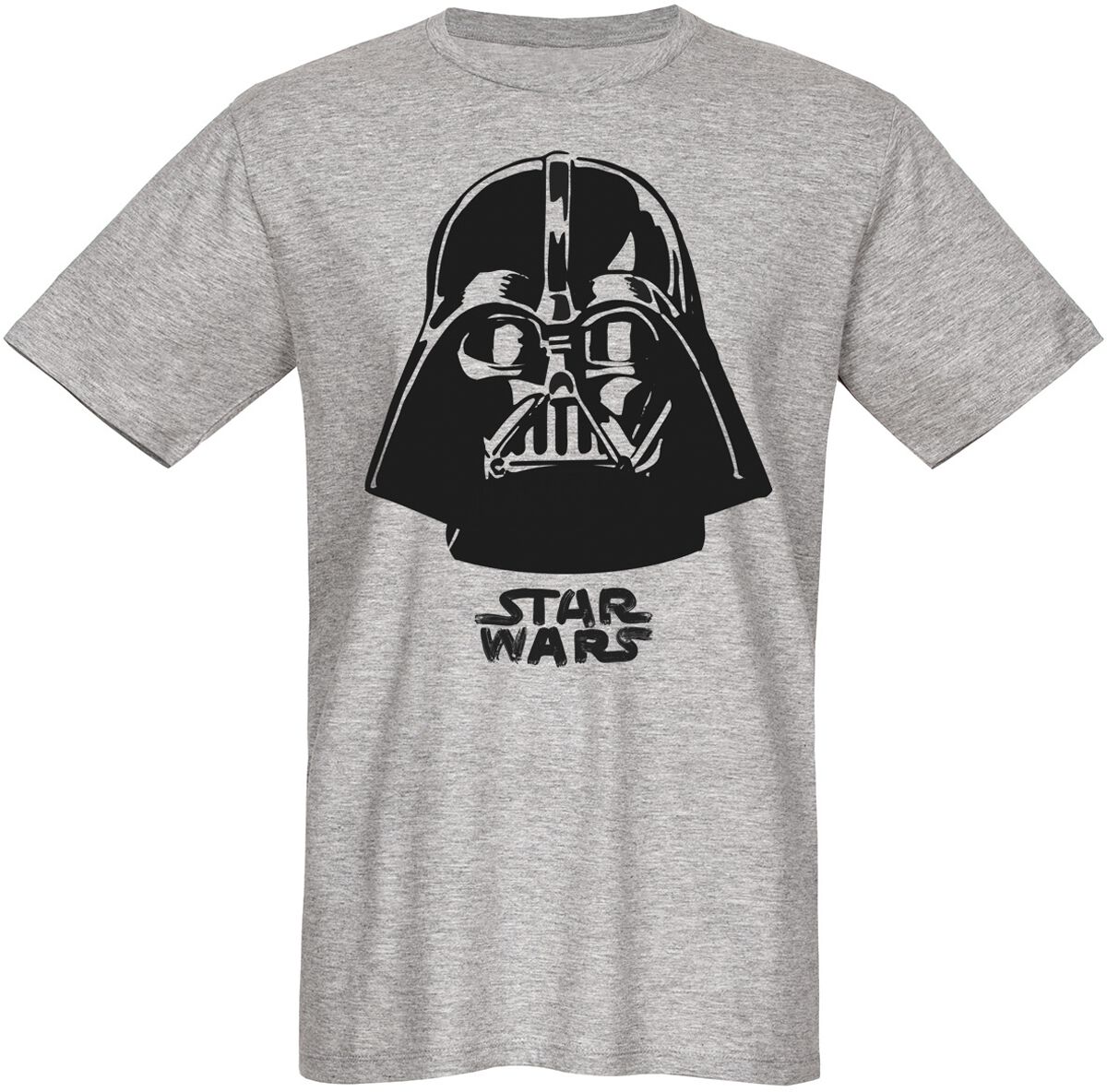 Star Wars T-Shirt - Darth Vader - The Boss - S bis 3XL - für Männer - Größe S - grau  - Lizenzierter Fanartikel