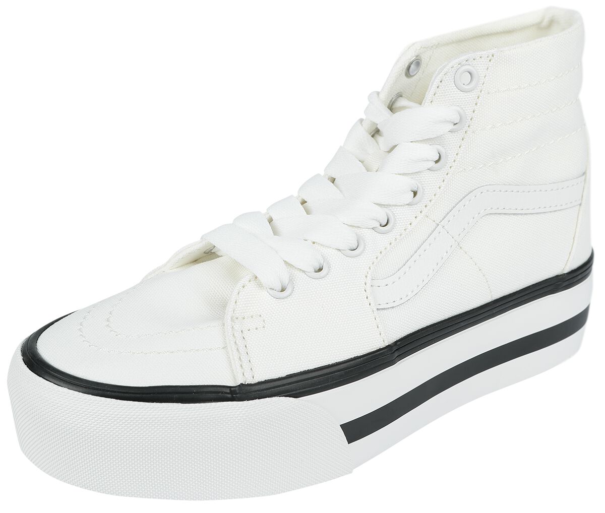 Image of Sneakers alte di Vans - SK8-Hi Tapered Stackform Smarten Up - EU37 a EU41 - Donna - bianco