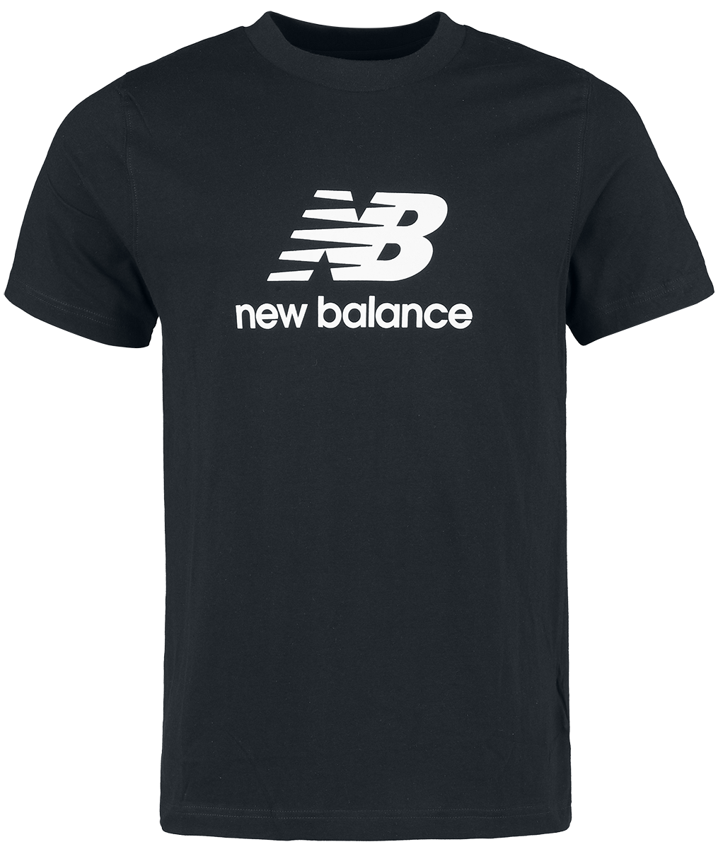 New Balance - Stacked Logo T-Shirt - T-Shirt - schwarz