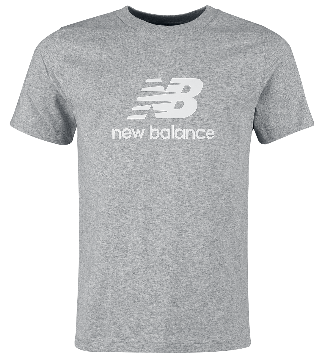 New Balance - Stacked Logo T-Shirt - T-Shirt - grau