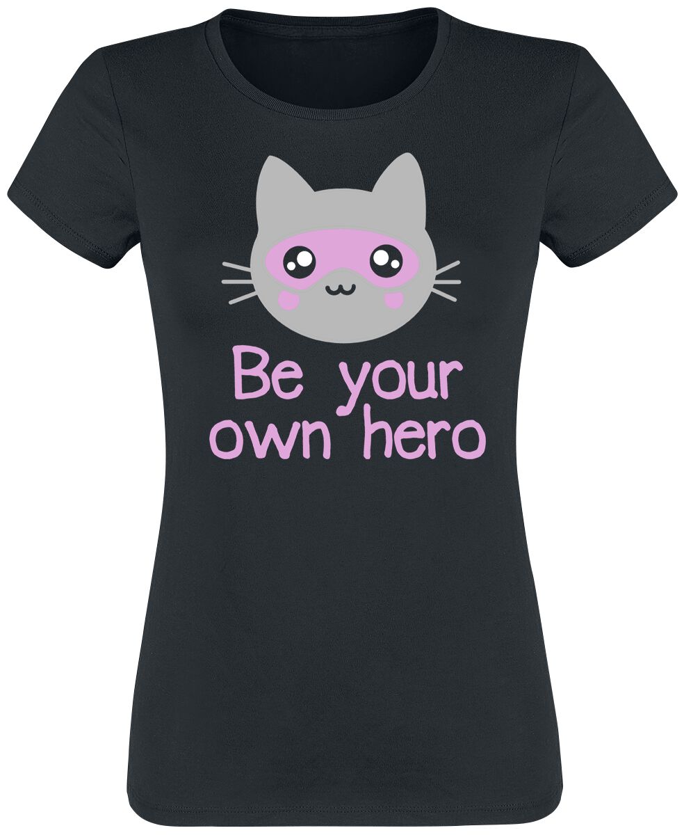 Levně Tierisch Be Your Own Hero Dámské tričko černá