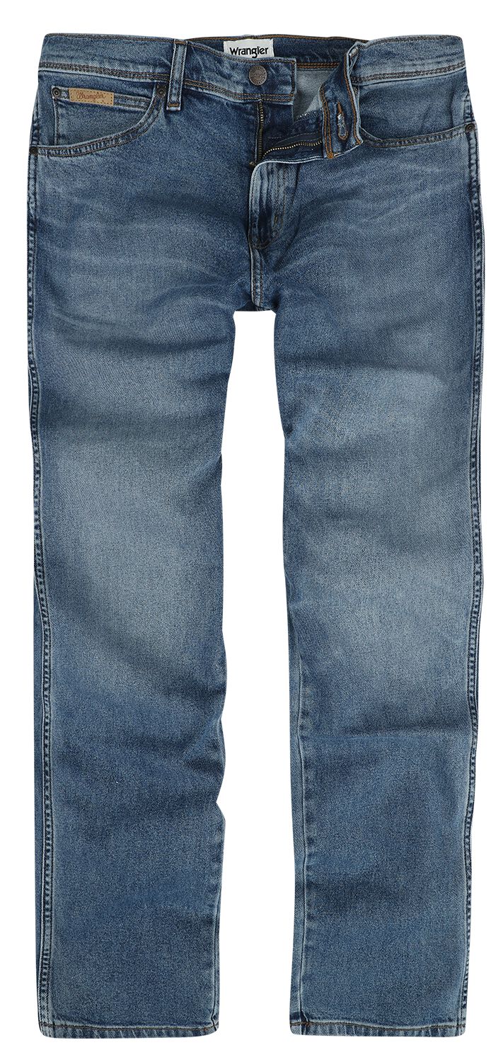 Wrangler Jeans - Texas Slim The Marverick - W30L32 bis W38L34 - für Männer - Größe W32L32 - blau