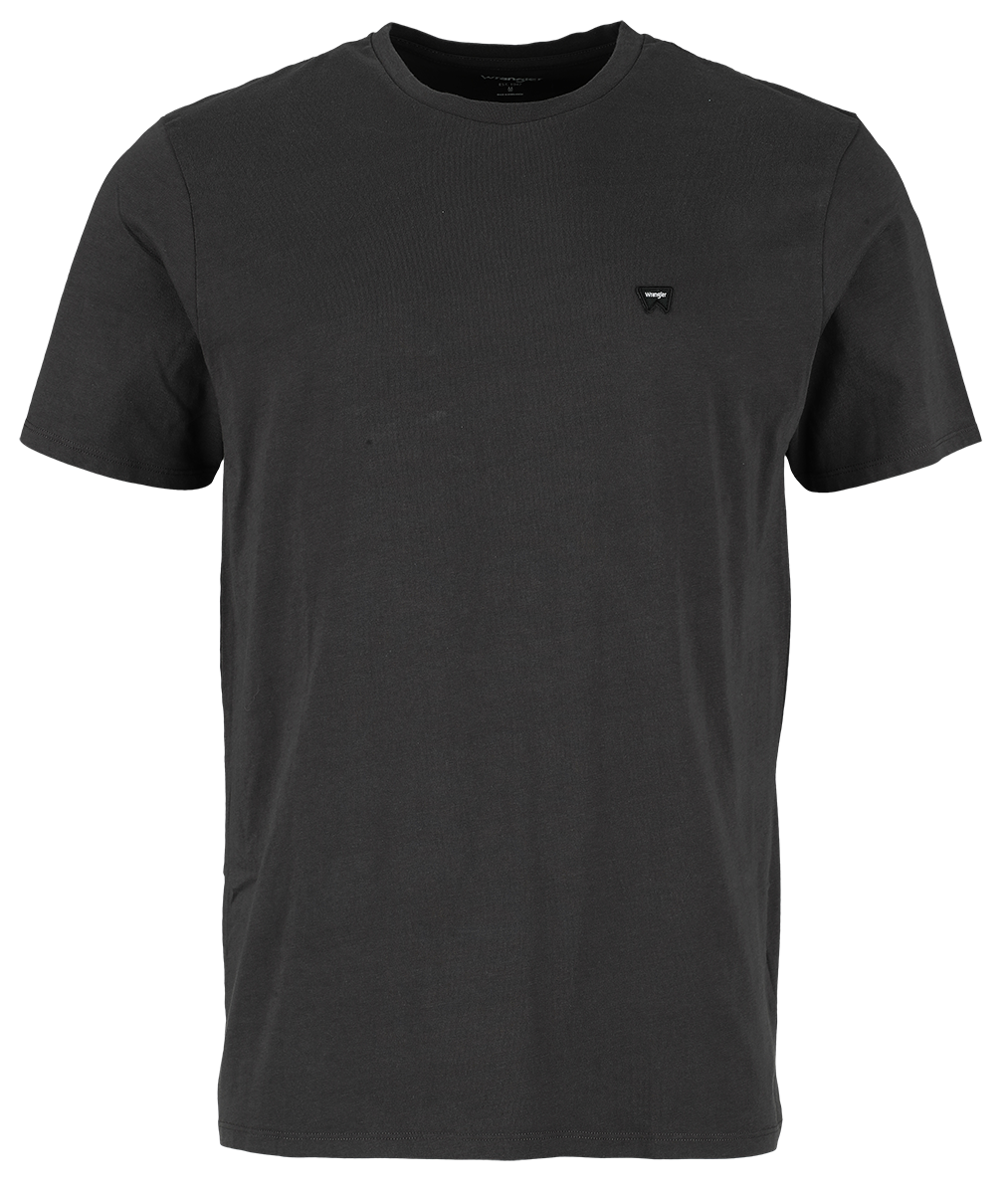 Wrangler - Sign Off Tee Faded Black - T-Shirt - schwarz