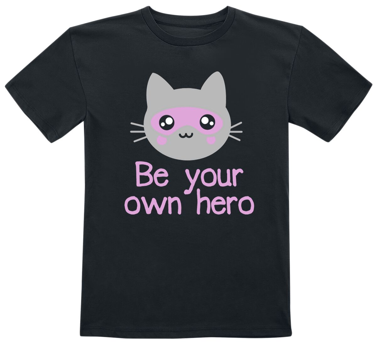 Tierisch Be Your Own Hero T-Shirt schwarz in 128