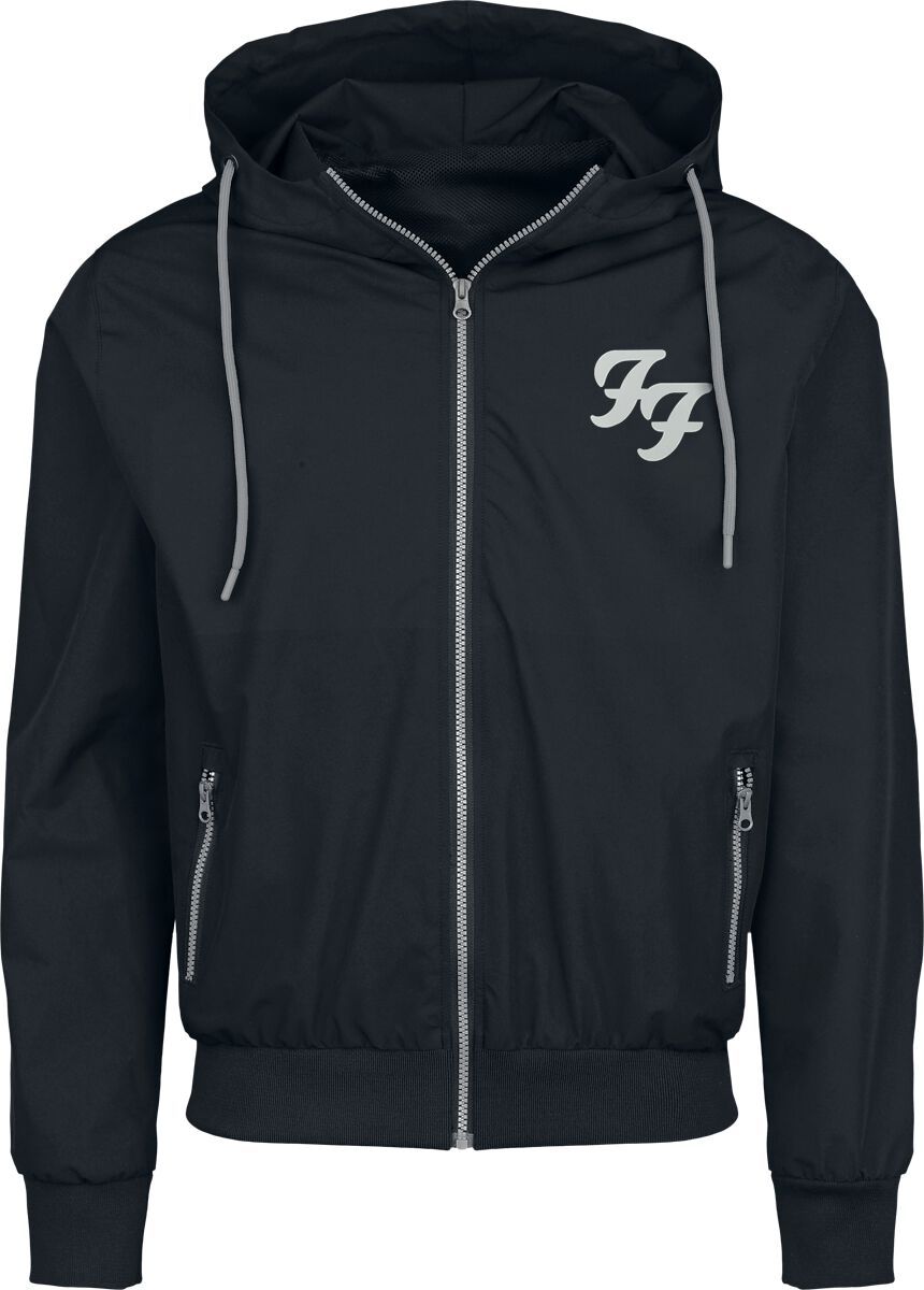 Foo Fighters Windbreaker - Logo - S bis 5XL - für Männer - Größe M - schwarz  - EMP exklusives Merchandise!
