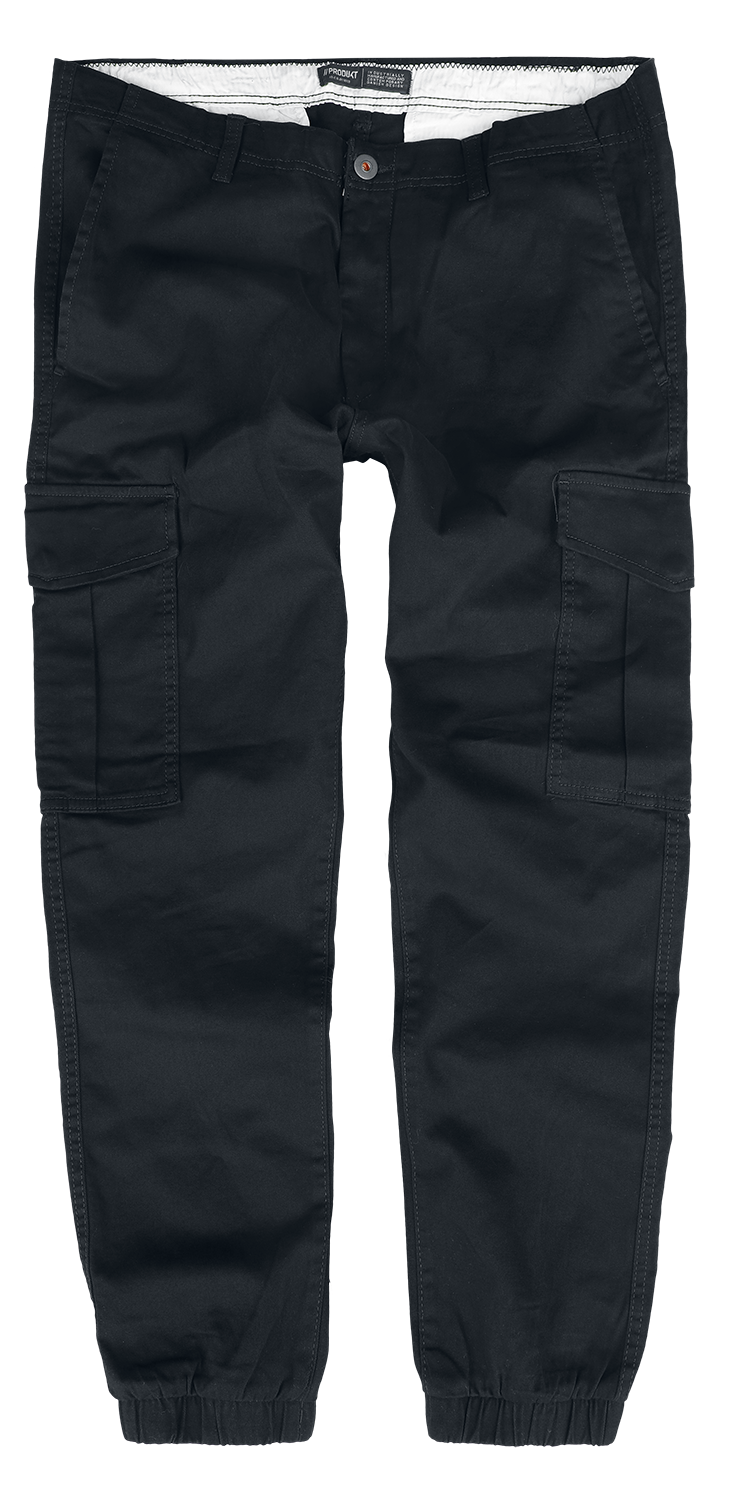 Produkt - PKTAKM Dawson Cuffed Cargo Pants - Cargohose - schwarz