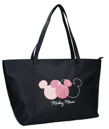 Mickey Mouse - Disney Umhängetasche - Mickey - für Damen - schwarz  - Lizenzierter Fanartikel